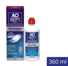 Carica l'immagine nel visualizzatore di Gallery, Aosept Plus con Hydraglyde soluzione per lenti a contatto | 1 x 360 ml