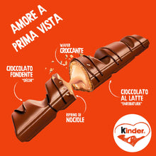 Carica l'immagine nel visualizzatore di Gallery, Kinder Bueno, Snack al Cioccolato e Nocciola, un Wafer Ripieno di Crema alle Nocciole Ricoperto di Cioccolato Kinder, 5 