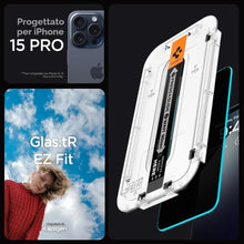 Carica l'immagine nel visualizzatore di Gallery, Spigen EZ Fit Privacy Vetro Temperato [2 Pezzi] per iPhone 15 Pro