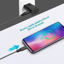 Carica l'immagine nel visualizzatore di Gallery, 15W Caricabatterie Ricarica Rapida Caricatore USB per Samsung A51 A71 S21 Plus Ultra A52 A72 5G A50 A20E A30S M20 M30S,X