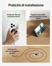 Carica l'immagine nel visualizzatore di Gallery, Belkin UltraCharge Chargeur Magnétique Qi2 25 W, Chargeur Sans Fil Rapide, MagSafe Avec Technologie De Refroidissement P