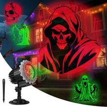 Carica l'immagine nel visualizzatore di Gallery, OUSFOT Proiettore Halloween Esterno 9V Scorrevole Singolo Integrato