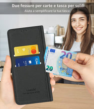 Carica l'immagine nel visualizzatore di Gallery, Cover per Honor 200 Lite, Custodia a portafoglio in Pelle PU Premium [Magnetica a Scatto] [Funzione Stand] per Honor 200