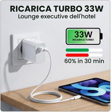 Carica l'immagine nel visualizzatore di Gallery, Caricatore 33W per Xiaomi, Cavo USB-C 1M, Ricarica Rapida