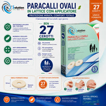 Carica l'immagine nel visualizzatore di Gallery, Cerotti Paracalli Ovali 27 pz ø 3 cm - Cerotto protettivo Lunga durata anti-sfregamento autoadesivi con applicatore e su