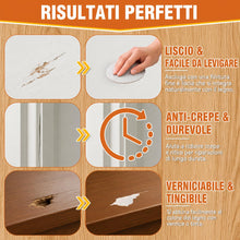 Carica l'immagine nel visualizzatore di Gallery, Stucco per Legno Bianco, Verniciabile e Levigabile Stucco per Legno Riempitivo per Crepe, Buchi e Danni, Basso Odore e R