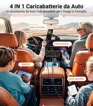 Carica l'immagine nel visualizzatore di Gallery, Coolpow Caricatore Auto USB C【Ricarica Rapido】Accendisigari USB Retrattile