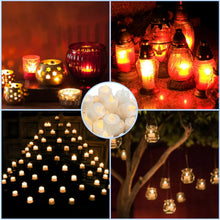 Carica l'immagine nel visualizzatore di Gallery, Diompirux 24 Candele LED, luci a LED realistiche e luminose, funzionamento a batteria, Candele Flickering Flameless, con