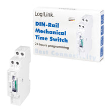 Carica l'immagine nel visualizzatore di Gallery, LogiLink ET0009 ET0009-DIN-RAIL - Temporizzatore con timer meccanico per commutare in modo semplice ad esempio neon, sca