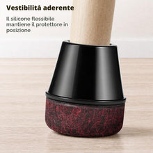 Carica l'immagine nel visualizzatore di Gallery, Blendura Gommini per Sedie 24 Pezzi, Feltrini Sedie Rotondi Silicone