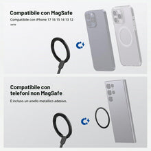 Carica l'immagine nel visualizzatore di Gallery, NEEWER Impugnatura Smartphone Magnetica, Supporto Telefono ad Anello Magnetico Bifacciale, Porta Cellulare Pieghevole Co