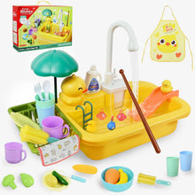 Carica l'immagine nel visualizzatore di Gallery, Ulikey Lavello per Bambini, Lavello Giocattolo con Acqua, Giocattoli da Pesca, Sistemi Automatici di Circolazione Dell'a