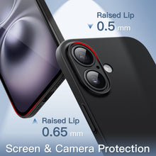 Carica l'immagine nel visualizzatore di Gallery, JETech Cover Ultra Slim per iPhone 16, Nero