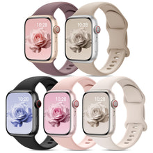 Carica l'immagine nel visualizzatore di Gallery, 5PCS Cinturino Silicone per Cinturino Apple Watch