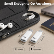 Carica l'immagine nel visualizzatore di Gallery, Adattatori da USB-C a Lightning per Ricarica/Audio
