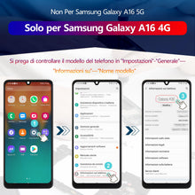 Carica l'immagine nel visualizzatore di Gallery, RongZy LCD Schermo per Samsung Galaxy A16 4G Display di Ricambio Touch Screen Digitizer Parti di Riparazione per Galaxy 