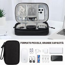 Carica l'immagine nel visualizzatore di Gallery, Borsa Per Cavi, Organizer Universale Per Cavi, Borsa Universale, Accessorio Da Viaggio, Per Cavo Di Ricarica Power Bank 