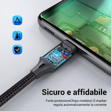 Carica l'immagine nel visualizzatore di Gallery, tigratigro Cavo USB C, [1M] Cavo USB Type C QC 2.0 Nylon Ricarica Rapida per iPhone 16/15,iPad Pro Air,Samsung,Redmi,Hua