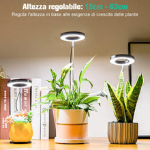 Carica l'immagine nel visualizzatore di Gallery, 42 LEDs Lampada per Piante a Spettro Completo Regolabile in Altezza, 1Pc