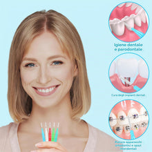 Carica l'immagine nel visualizzatore di Gallery, 50 Pezzi Scovolini Dentali, Scovolino per Pulizia Denti con Coperchio