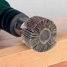 Carica l'immagine nel visualizzatore di Gallery, Fousenuk 20 pezzi Dischi Lamellari, Flap Wheel 10 Dimensioni Diverse per Lucidatura con Stelo in Metallo, Ruota Lamellar