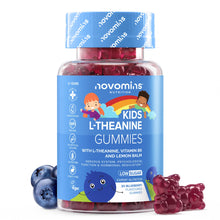 Carica l'immagine nel visualizzatore di Gallery, L-Teanina Bambini Gommose | 50 mg di L-Teanina | 30 Gommose | Novomins