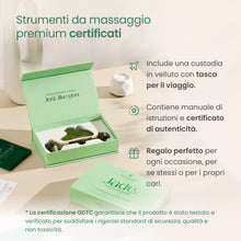 Carica l'immagine nel visualizzatore di Gallery, PLANTIFIQUE Rullo Giada Viso e Gua Sha - Kit Skincare Face Roll Massager