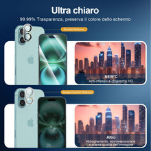 Carica l'immagine nel visualizzatore di Gallery, NEW'C 2 x Pellicola Vetro Temperato per iPhone 16 (6,1 pollici) e 2 x Pellicola Vetro Protettiva Fotocamera Posteriore per iPhone 16 - Ultra Resistente - Strumento di facile installazione incluso