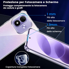 Carica l'immagine nel visualizzatore di Gallery, Yohii Cover per Xiaomi Redmi Note 17 5G / 4G con 2 Pezzi Vetro Temperato, [Protezione Fotocamera] Custodia Protezione Mi