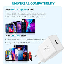 Carica l'immagine nel visualizzatore di Gallery, Caricabatterie Veloce per Samsung 15W Caricatore, USB C Spina Alimentatore PD per Samsung Galaxy S23 S22 S21 S20 Ultra 5
