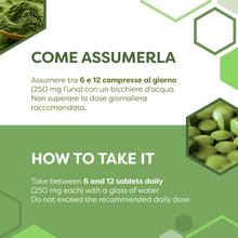 Carica l'immagine nel visualizzatore di Gallery, ERBOTECH, 400 Compresse di Chlorella BIO, Capsule di Alga Chlorella Pura in Confezione da 100g, Ricche di Ferro, Omega 3