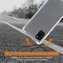 Carica l'immagine nel visualizzatore di Gallery, Cover Trasparente per Samsung Galaxy A31, Custodia Resistente in TPU, Anti Urto con Angoli Rinforzati, Protezione Bordi 