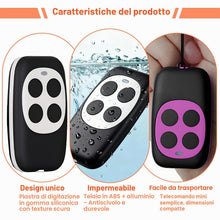 Carica l'immagine nel visualizzatore di Gallery, 8 Pezzi Telecomando Universale 433.92 Mhz Portatile, Telecomando Multifrequenza Garage Universale Compatto Leggero Appre