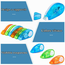 Carica l'immagine nel visualizzatore di Gallery, Yoosso Colla A Nastro Biadesivo, 6 Pezzi, 6 Mm X 6 M E 8 Mm X 8 M