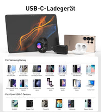 Carica l'immagine nel visualizzatore di Gallery, 45W Caricatore USB C Rapido per Samsung Galaxy S25/S24/S23/S22/S21, per iPhone 17/16/15 Ricarica Rapida Tipo C Caricabat