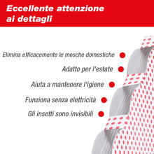 Carica l'immagine nel visualizzatore di Gallery, SWISSINNO Trappola Decorativa per Mosche da Finestra - Set da 4 Trappole Adesive Trasparenti - Design Elegante e Discret