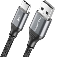 Carica l'immagine nel visualizzatore di Gallery, deleyCON 2m USB-A a USB-C Cavo di Ricarica Cavo Dati USB 2.0
