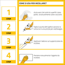 Carica l'immagine nel visualizzatore di Gallery, SIKA - Sigillante adesivo - Sikaflex-111 Stick &amp; Seal - Grigio - 290ml