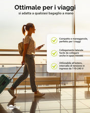 Carica l'immagine nel visualizzatore di Gallery, Goobay 44947 Adattatore di alimentazione USB da parete 1 A (5W) / Adattatore di alimentazione USB con ingresso laterale 