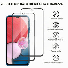 Carica l'immagine nel visualizzatore di Gallery, Tobfit Custodia per Samsung Galaxy A13 4G, 1 Custodia + 2 Vetro Temperato, Silicone Cover con Pellicola Proteggi Schermo