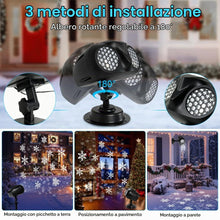 Carica l'immagine nel visualizzatore di Gallery, Proiettore natalizio per esterni, decorazione natalizia per esterni