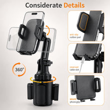 Carica l'immagine nel visualizzatore di Gallery, Supporto per telefono cellulare, aggiornabile, collo lungo, universale, mani libere, per auto, compatibile con iPhone 16