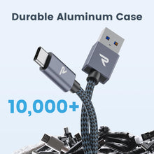Carica l'immagine nel visualizzatore di Gallery, RAMPOW Cavo USB Type-C, Cavo USB C 3A QC3.0 USB A a USB C per iPhone 18 Pro