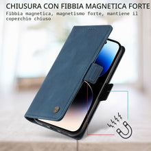 Carica l'immagine nel visualizzatore di Gallery, ILING Cover per Motorola Moto G56 5G, Custodia a Premium Pelle PU Portafoglio Caso, Ultra Sottile Antiurto Flip Cover co