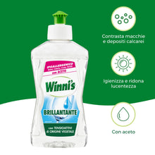 Carica l'immagine nel visualizzatore di Gallery, Winni's Additivo Brillantante Lavastoviglie Limone, 250 ml x 16