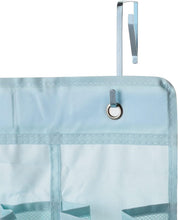 Carica l'immagine nel visualizzatore di Gallery, Amazon Basics Organizer da appendere alla porta, con 24 tasche, colore verde giada, 47 x 6.3 x 165 cm