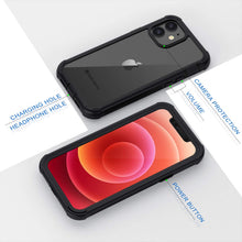 Carica l'immagine nel visualizzatore di Gallery, seacosmo Cover per iPhone 12/12 Pro, Custodia Rugged Antiurto 360 Gradi con Protezione Schermo Integrata, Case Doppia Fa