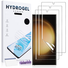 Carica l'immagine nel visualizzatore di Gallery, Coiwxmoi 3 Pezzi Pellicola Compatibile con Samsung Galaxy S23 Ultra 5G, HD Trasparente Film TPU Pellicola Protettiva [No