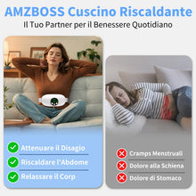 Carica l'immagine nel visualizzatore di Gallery, AMZBOSS cintura riscaldante regola dolorosa, cuscino riscaldante 5s