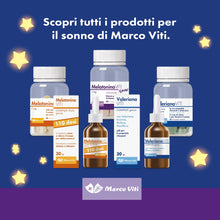Carica l'immagine nel visualizzatore di Gallery, Melatonina Viti Retard - Integratore per il Sonno, Confezione da 60 Compresse, con Melatonina e Vitamina B6, Migliora la